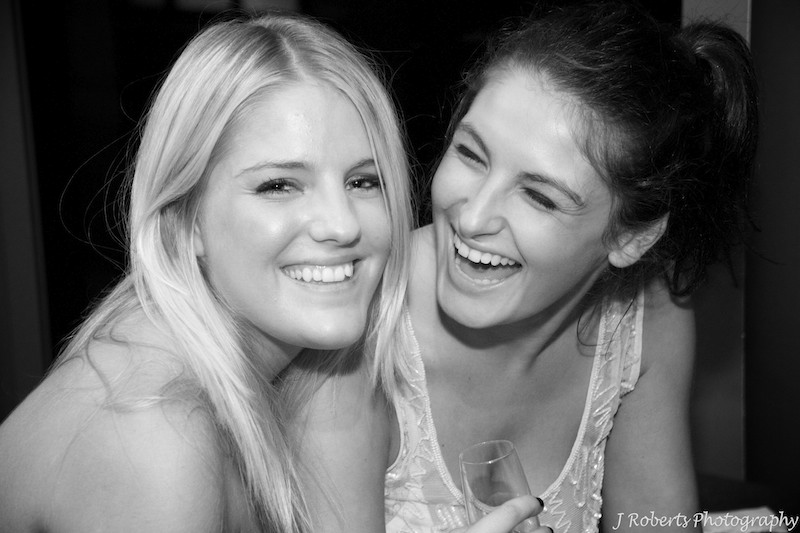 Girls laughing - party photography sydney